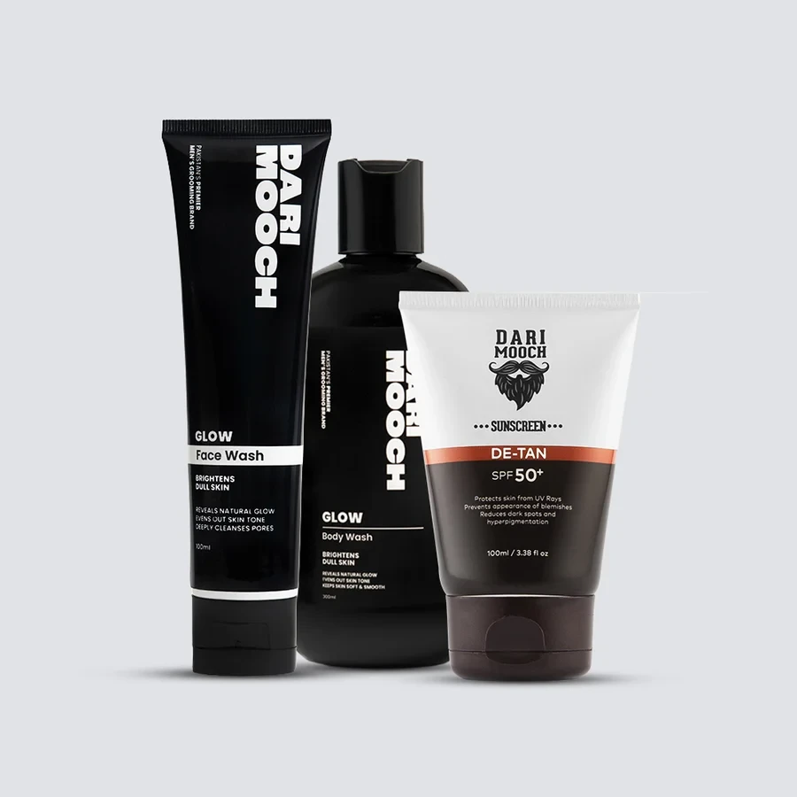 Dari Mooch Glow Bundle + De-Tan Sun Screen