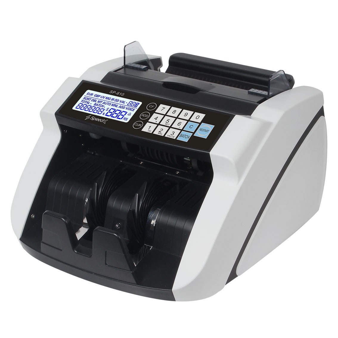 Sp-610 Advanced Cash Counter Machine With Fake Note Deduction