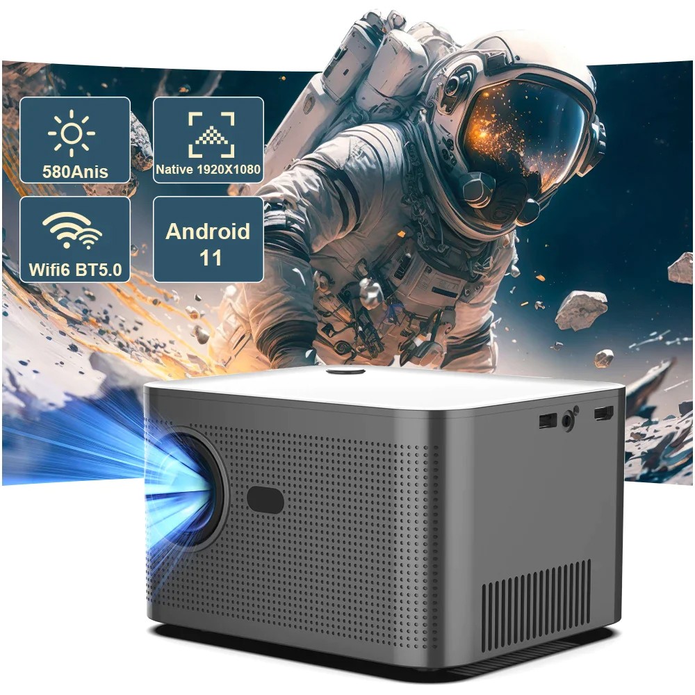 Hy350 Android 11.0v (cpu Allwinner H713) Smart Projector