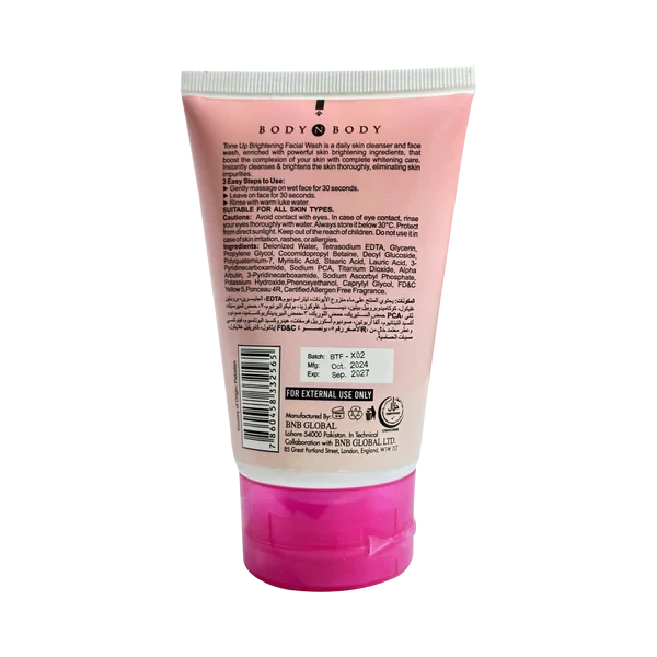 BNB Tone Up Facial Wash
