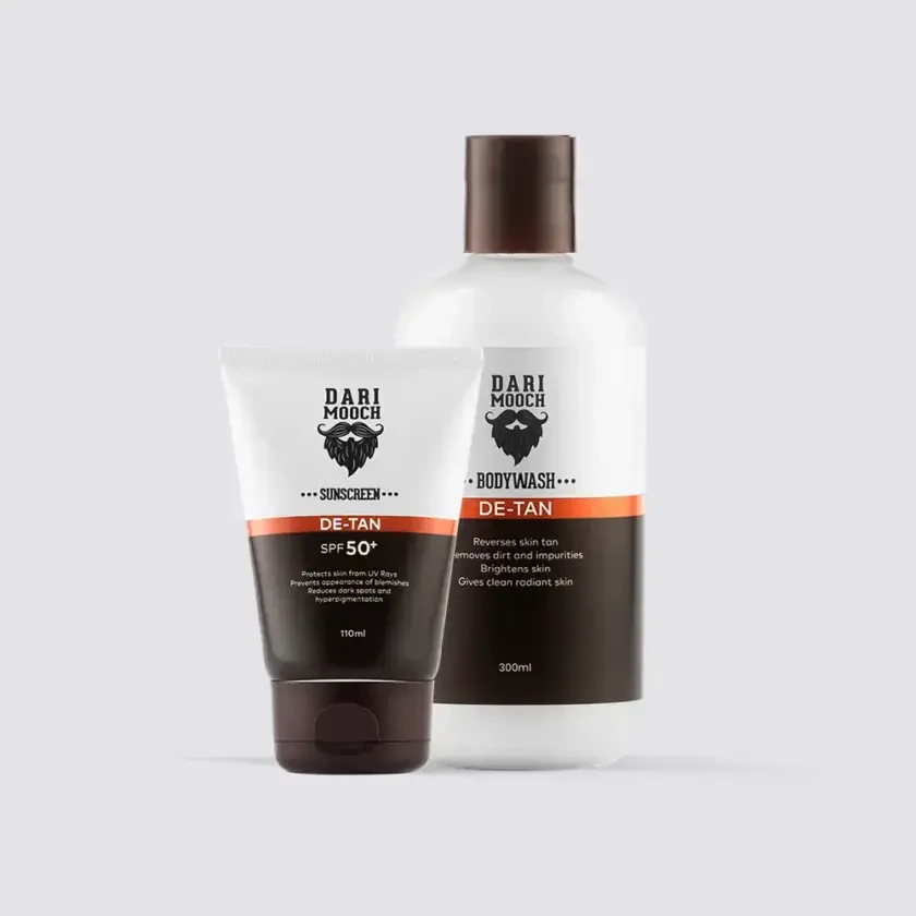 Dari Mooch De-Tan Body Wash + De-Tan Sunscreen