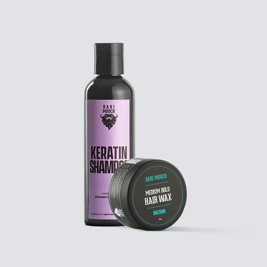 Dari Mooch Hair Wax + Keratin Shampoo