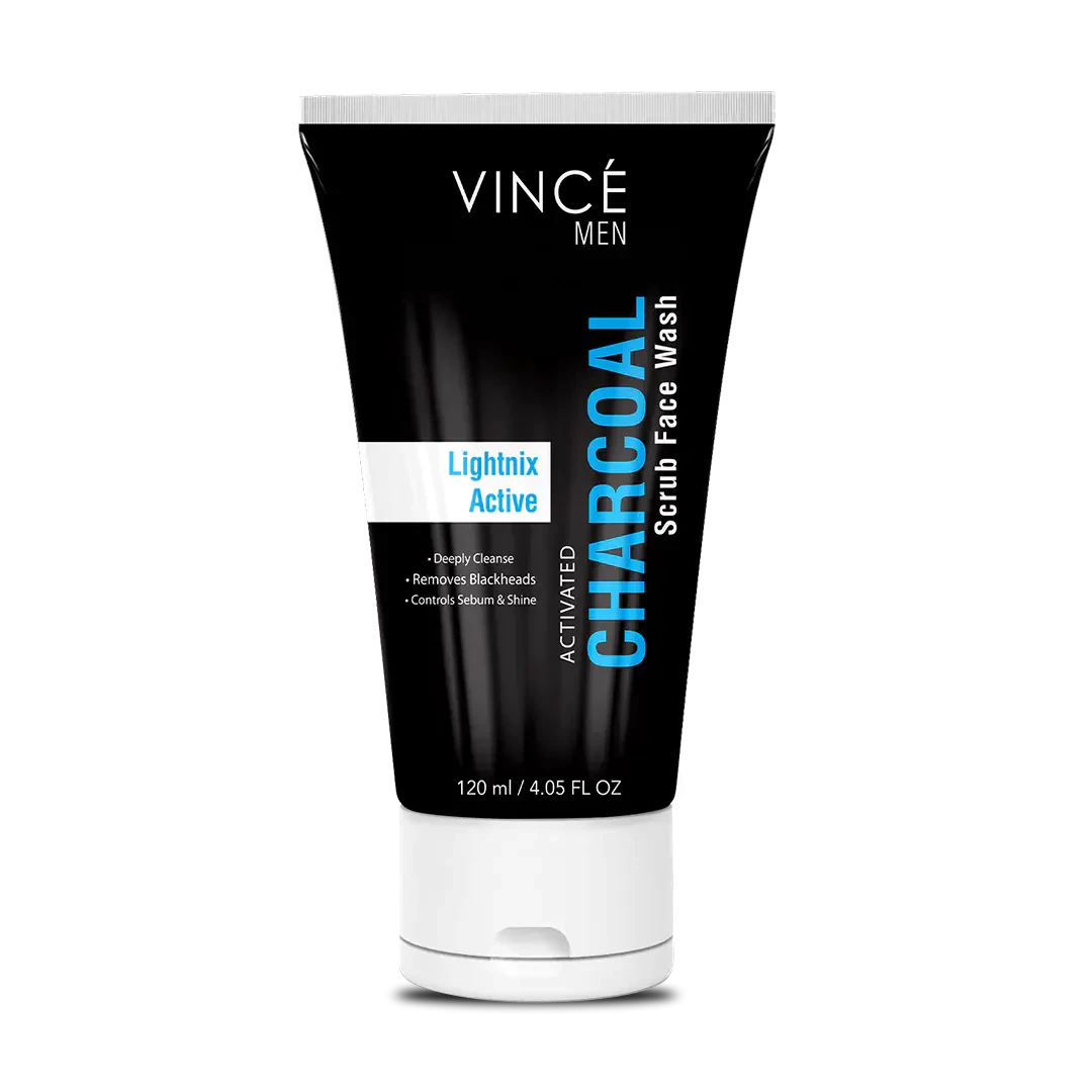 Activated Charcoal Scrub Face Wash for Men