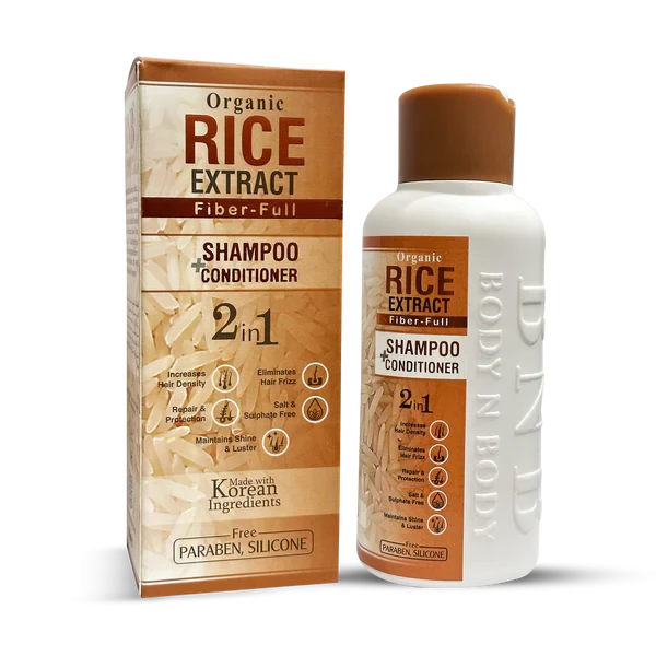 Organic Rice Extract Shampoo + Conditioner
