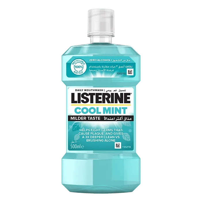 Listerine Cool Mint Milder Taste Mouthwash