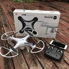 Wifi Drone LH-X25 2.4G 4CH 720P FPV Camera With LED Light and 360 Camera View - WHITE