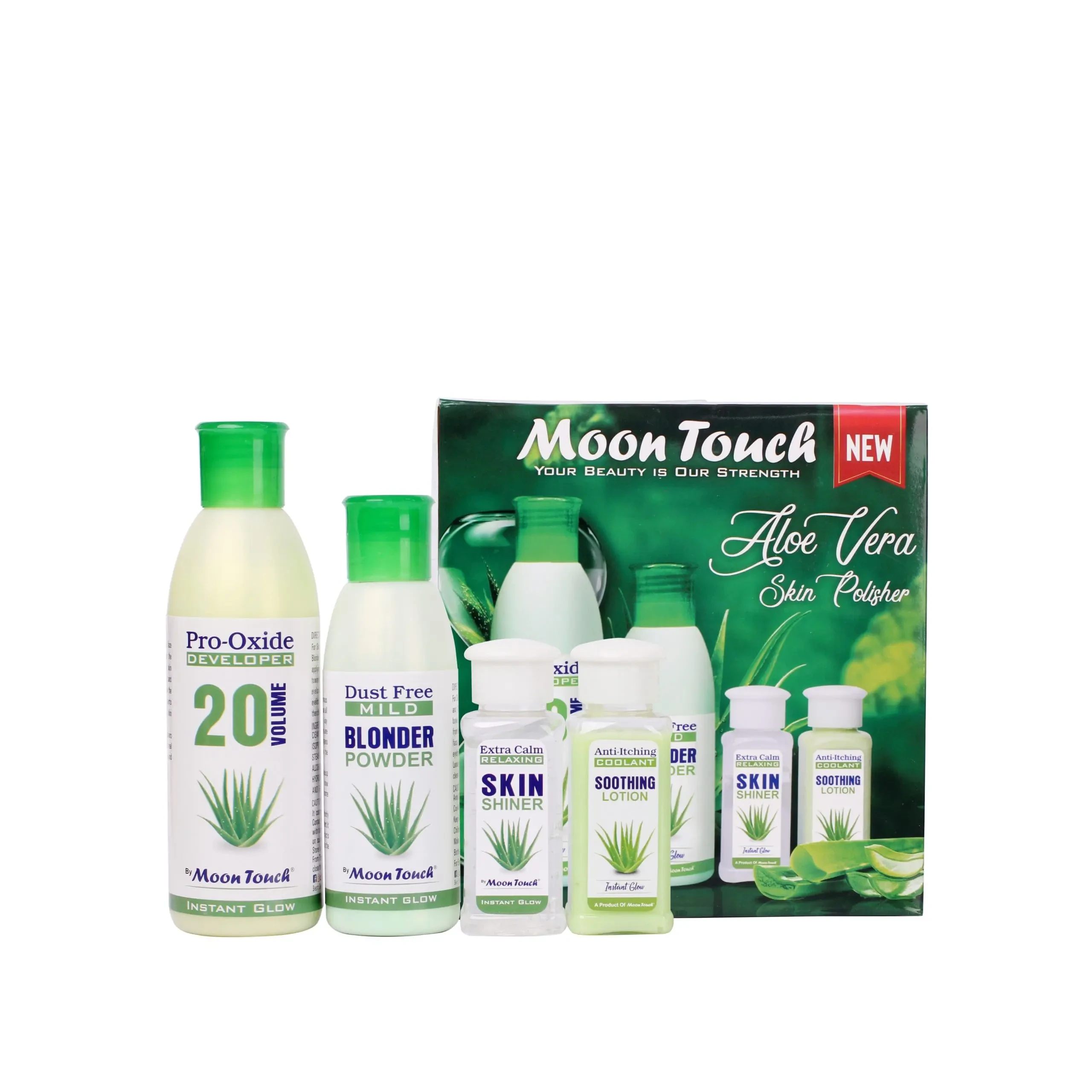Aloe Vera Skin Polisher 4Pcs