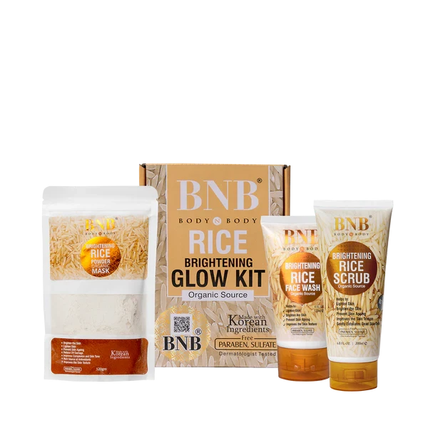 Rice Extract Facial Kit For Bright & Glowing Skin